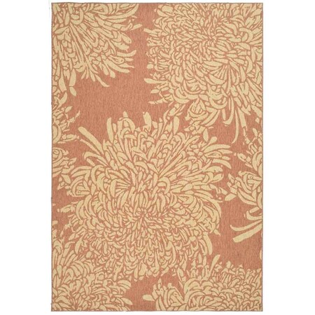 Safavieh Martha Stewart Power Loomed Rectangle Area Rug Terracotta & Beige - 5 ft.3 in. x 7 ft.7 in. MSR4125A-5